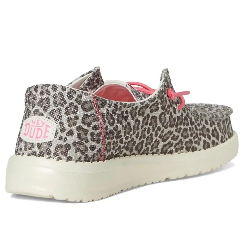 Hey Dude Wendy Luxe Leo 44226-10G Kids 5 M Multi Low Top Slip On Shoes ZOGG3678